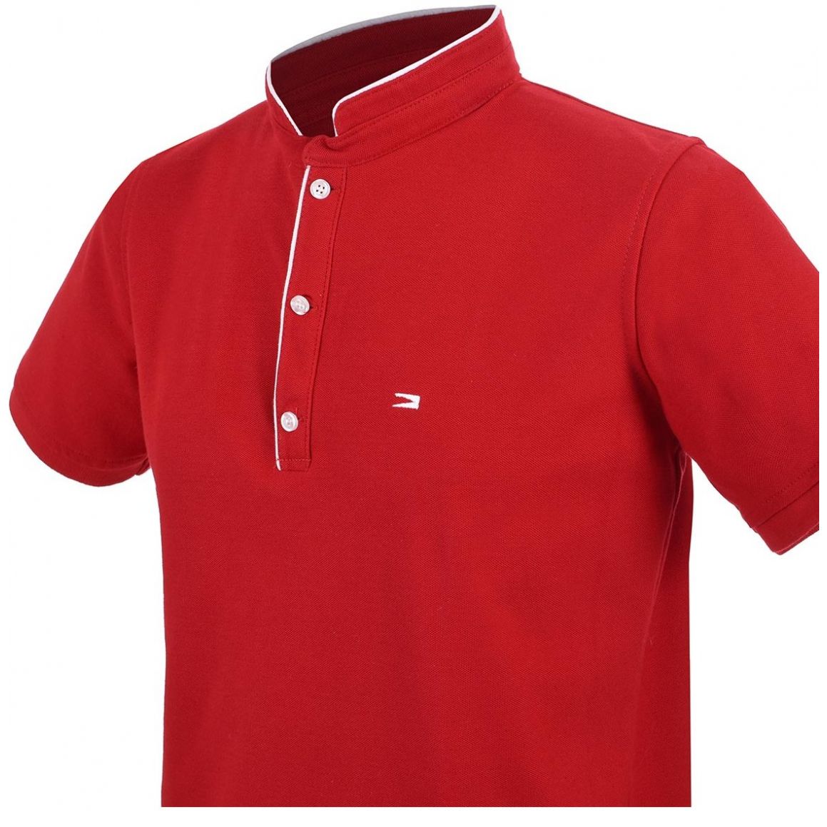 playera polo roja