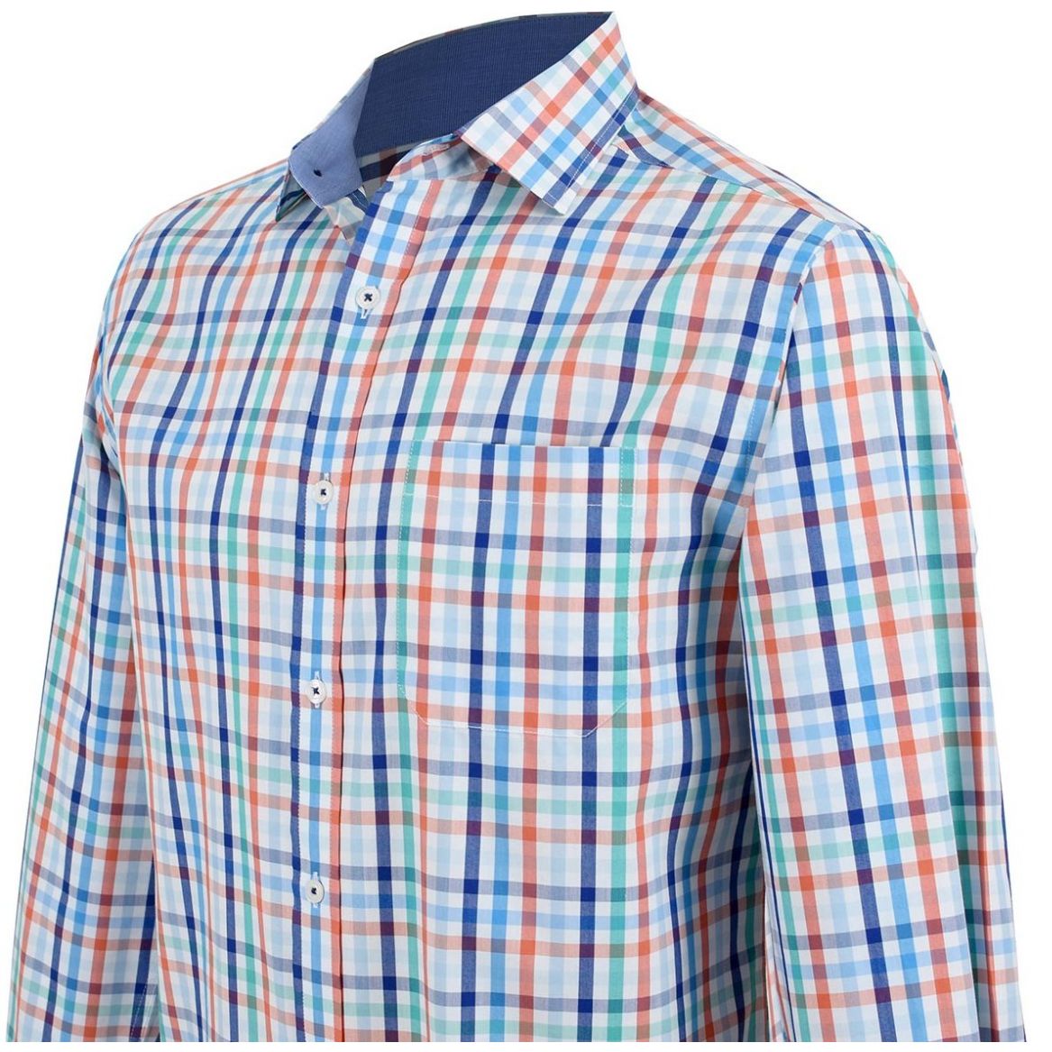 Camisa Manga Larga Multicolor para Caballero Carlo Corinto Modelo Cc121-Fe21006