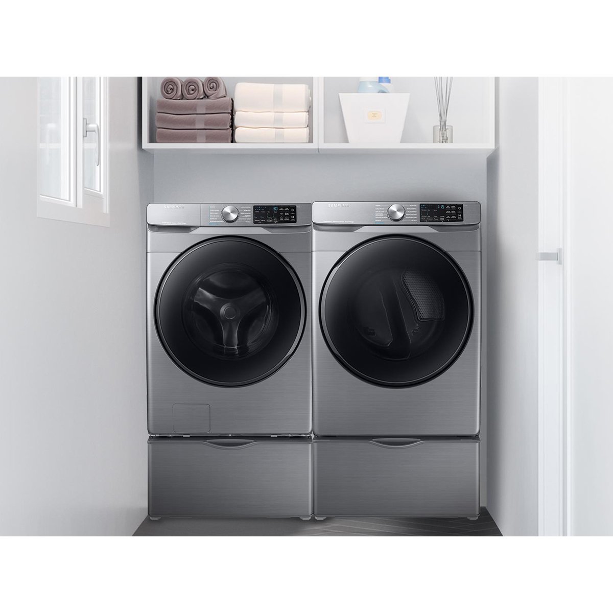 Combo Samsung Carga Frontal 22Kg F-Wd22R6270Pcp