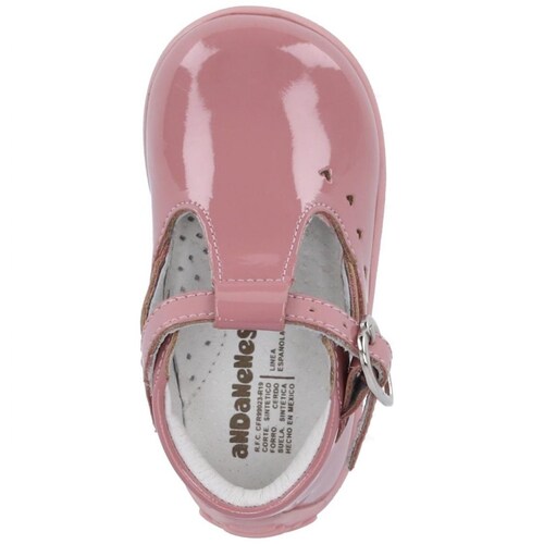 Zapato de Charol Rosa para Niña Andanenes Modelo 6112S55