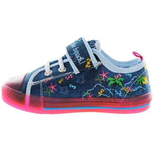 Tenis Azul Combinado de Hello Kitty para Niña Modelo 88240