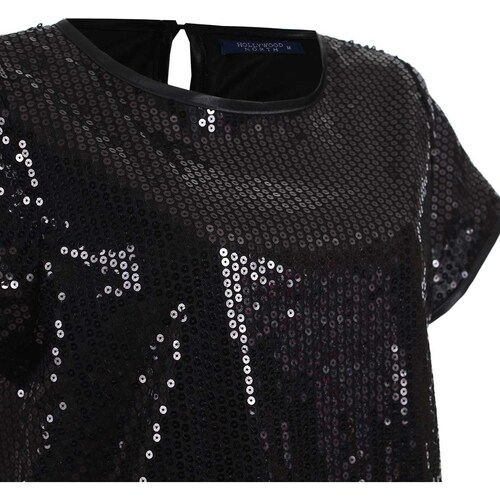 Blusa Negra de Lentejuelas Hollywood North