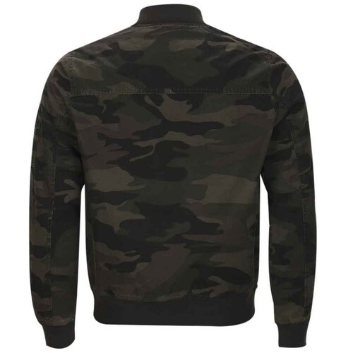 Chamarra Estampado de Camuflaje para Hombre Jeanious Modelo Elo Jnm121Di1000