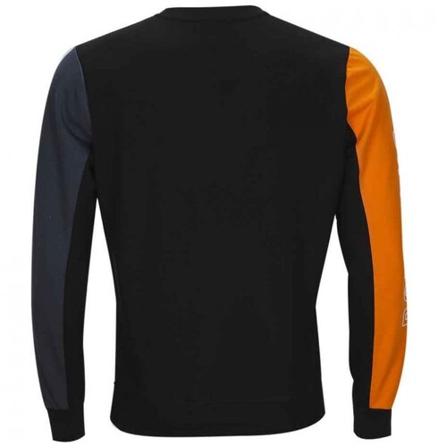 Sudadera Negra con Manga en Contraste para Caballero Polo Club Modelo B17B507