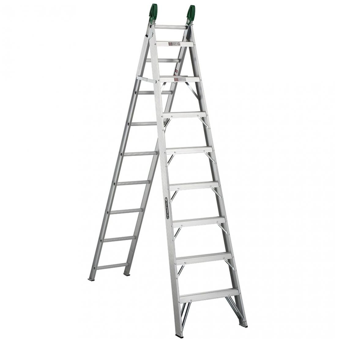 Escalera Convertible de Aluminio (17 Escalones) Cuprum C-2287-17
