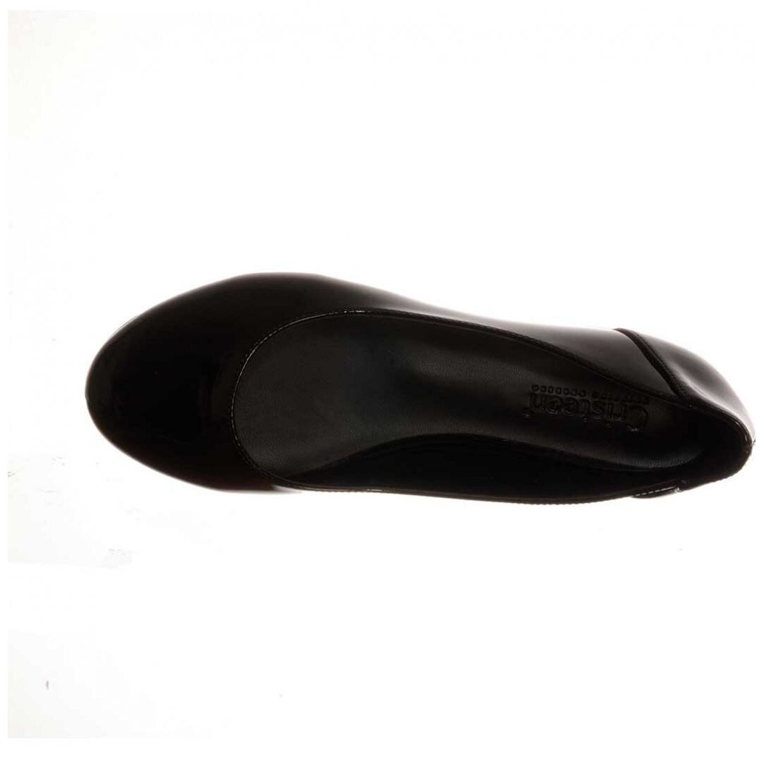 Balerina Charol Liso Color Negro Cristeen