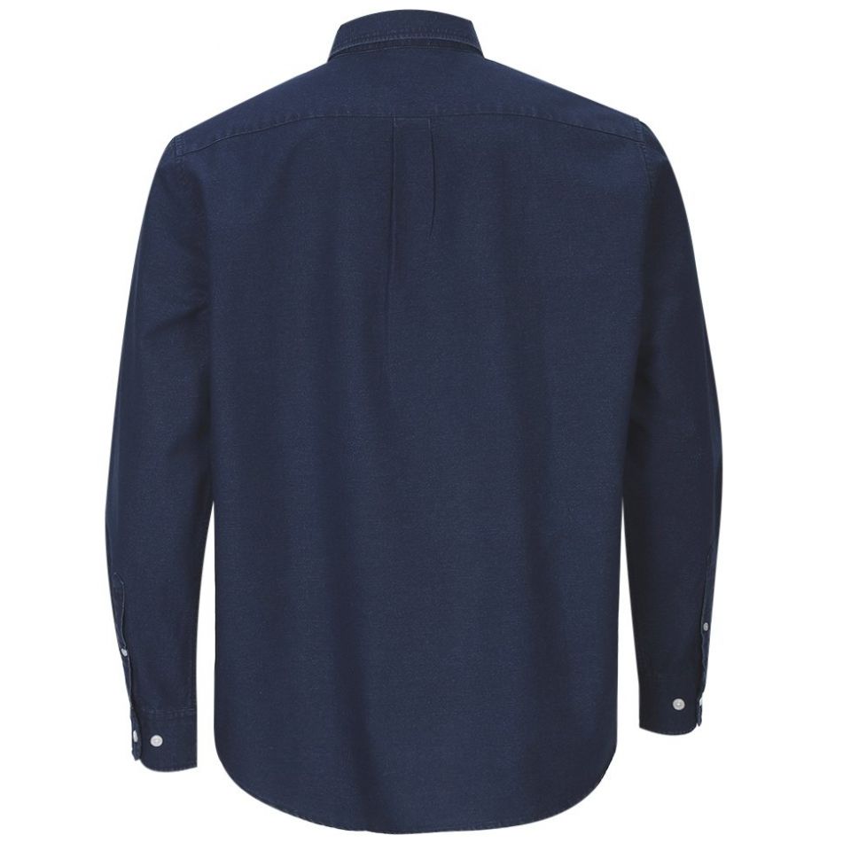 Camisa Manga Larga de Mezclilla para Caballero J. Opus Plus Modelo Opx121-Di0001