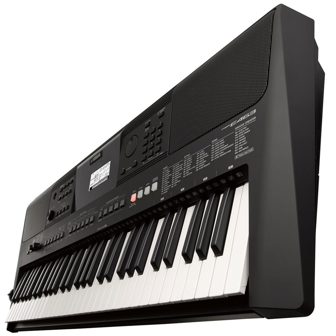 Teclado Portátil Psr-E463 Negro Yamaha