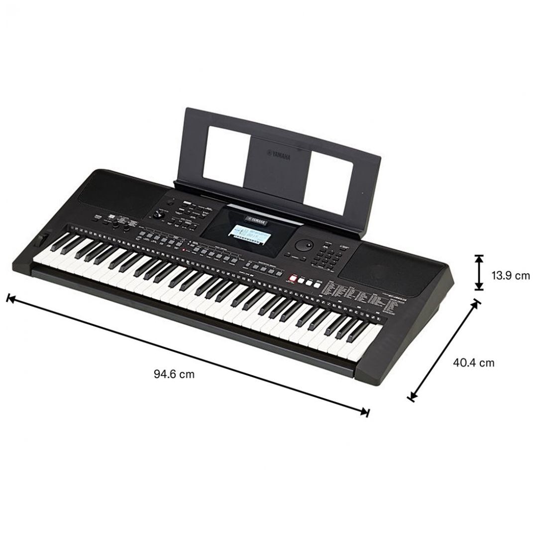 Teclado Portátil Psr-E463 Negro Yamaha