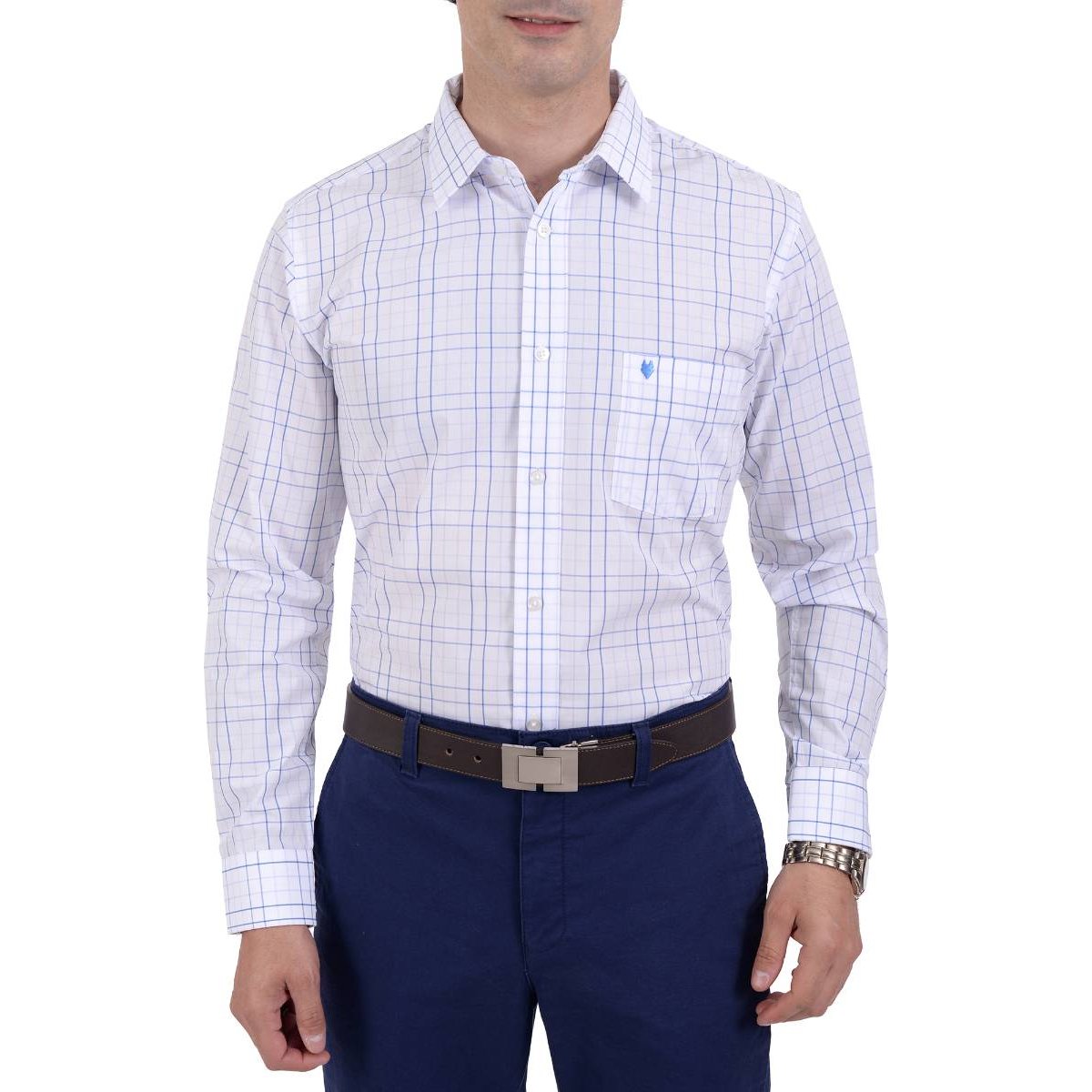 Camisa Manga Larga a Cuadros para Caballero Yale Modelo 04 1957 6231