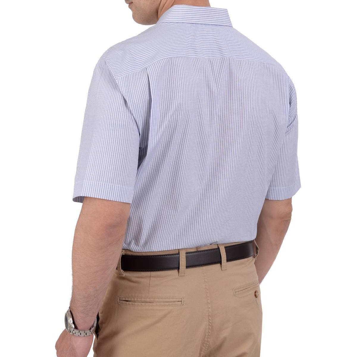 Camisa Manga Corta Multiraya para Caballero Yale Modelo 04 2123 6263