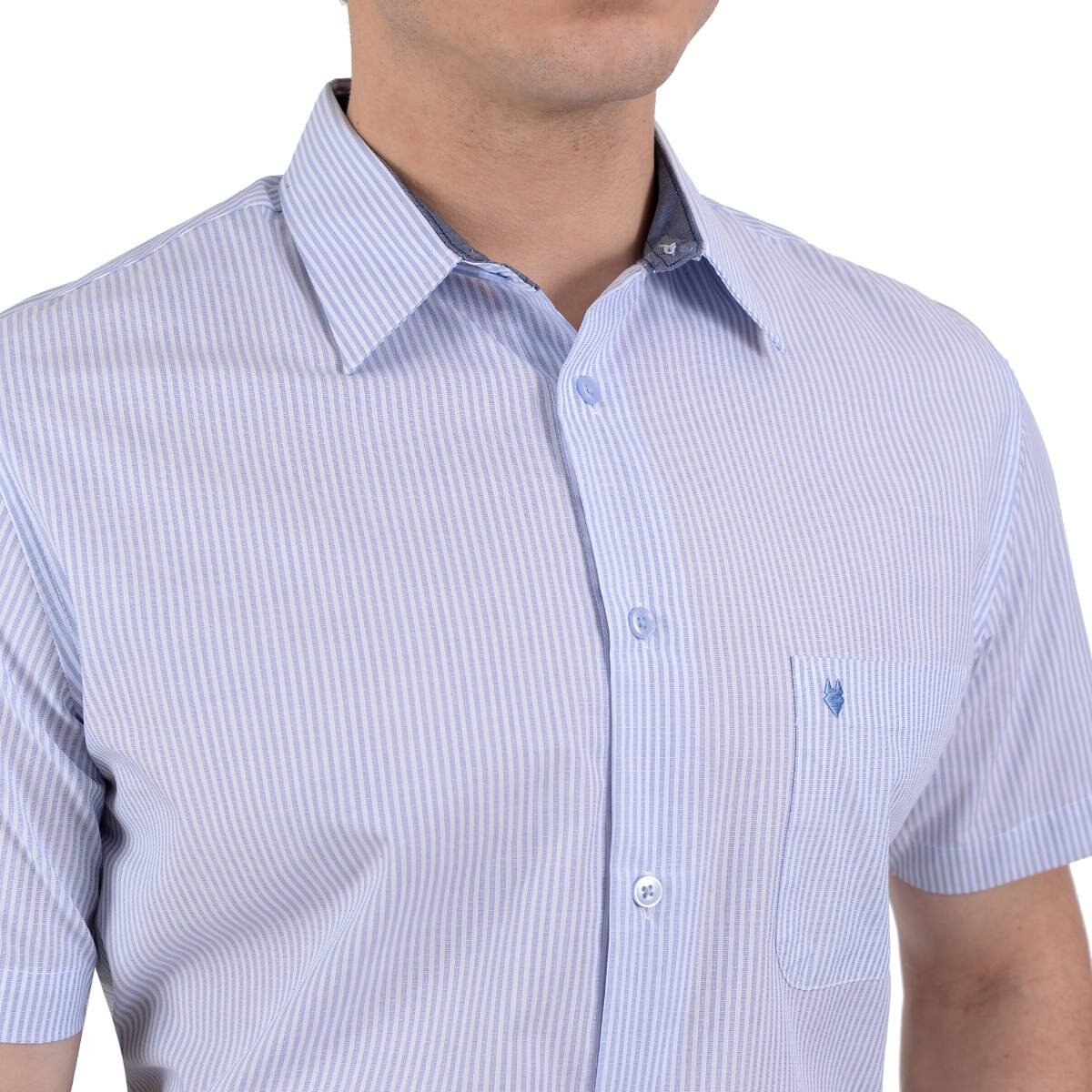Camisa Manga Corta Multiraya para Caballero Yale Modelo 04 2123 6263