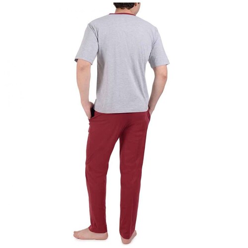 Pijama Rojo Combinado para Caballero Star West Modelo 2885