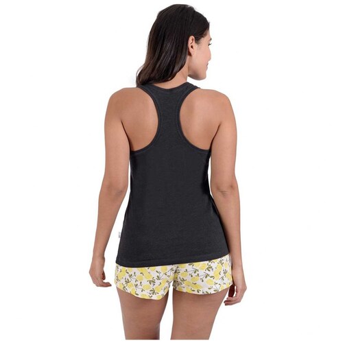 Pijama Top Estampado Oso Y Pingüino con Short Sho Shi