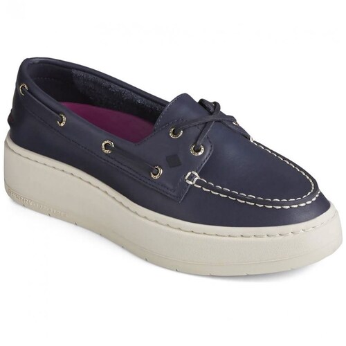 Zapato Azul Punta Redonda con Suela Confortable Sperry