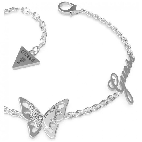 Pulsera Fly Away para Dama, Plata Guess