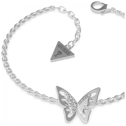Pulsera Fly Away para Dama, Plata Guess