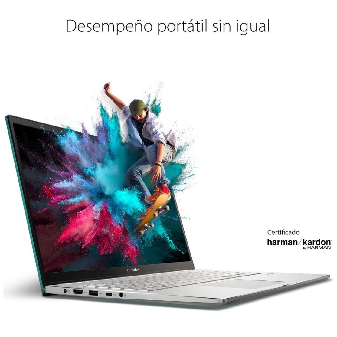 Laptop Asus 15.6" D533Ua R5 5Th 16G 512Ssd Verde