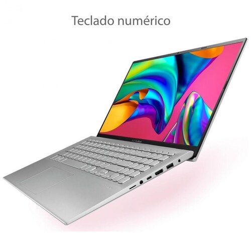 Laptop Asus 15.6&quot;  X512Ja Ci5 10Th 12G 1Tb+ 256Ssd Plata