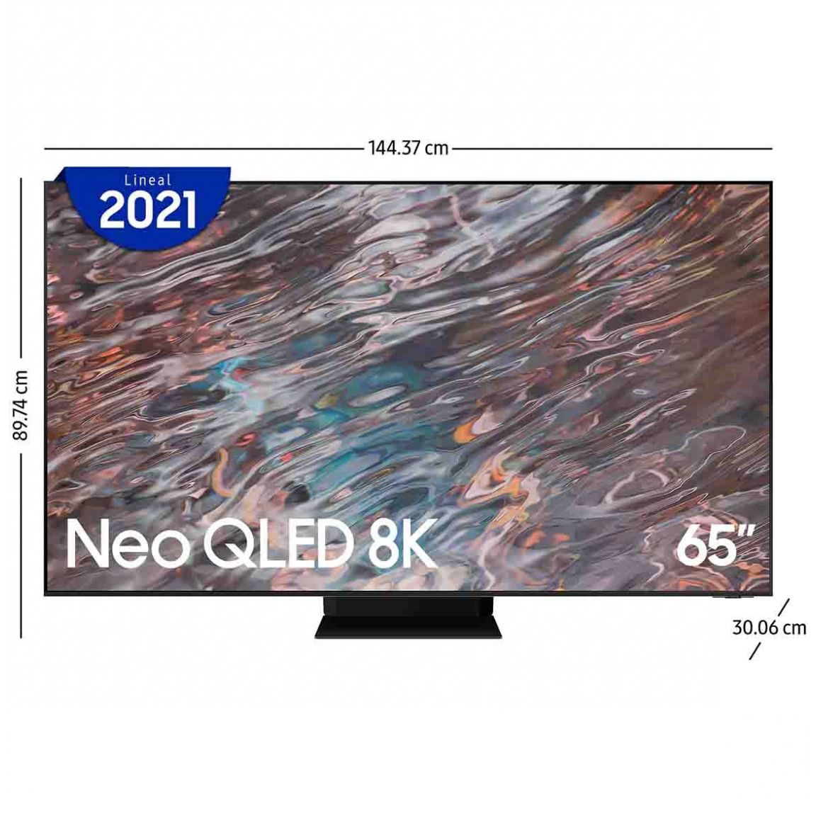 Pantalla 65" Qled 8K Smart Tv Qn65Qn800Afxzx Samsung