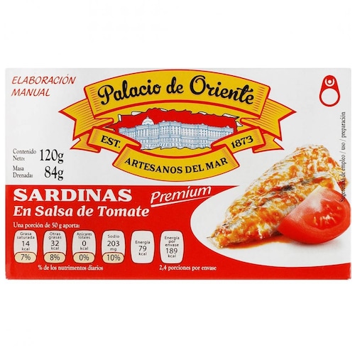 Sardina en Salsa de Tomate Palacio de Oriente