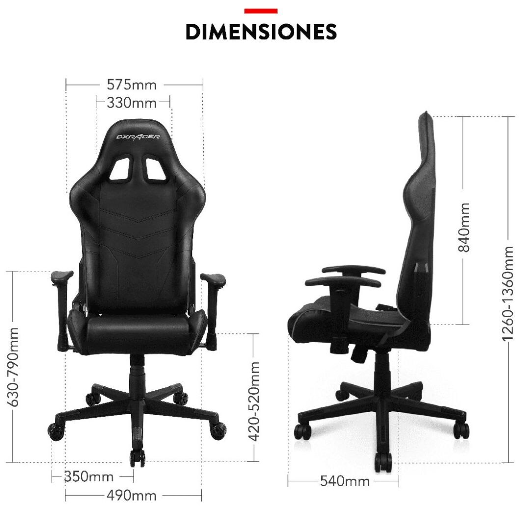 Silla Gamer Dxracer Negra