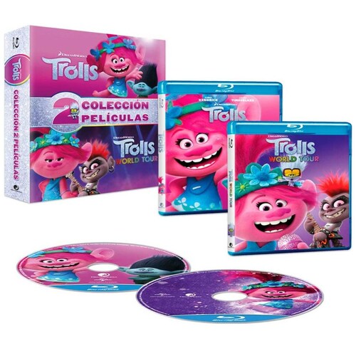 Blu Ray Pack Trolls 1 Y 2