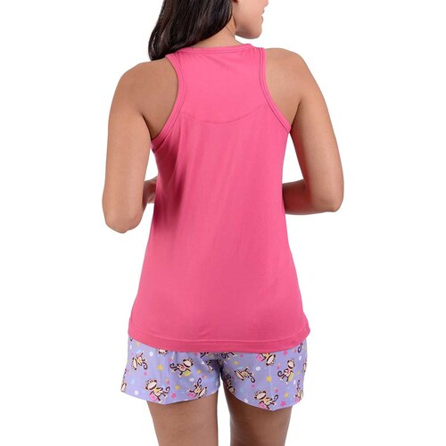 Pijama Playera Estampado Changos Y Short Sugar &amp; Milk