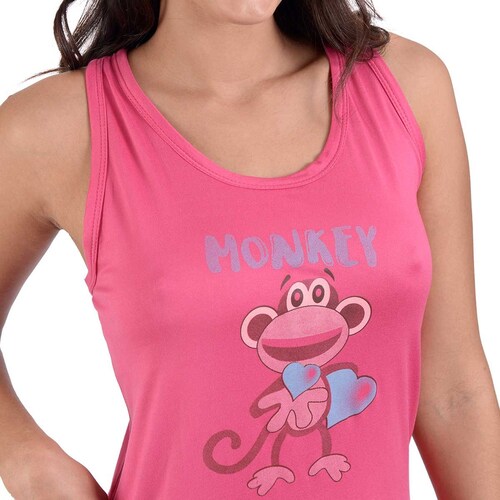 Pijama Playera Estampado Changos Y Short Sugar &amp; Milk