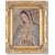 Cuadro Decorativo de la Virgen de Guadalupe Marco Dorado con Detalles en Hoja de Oro Estampa Italiana