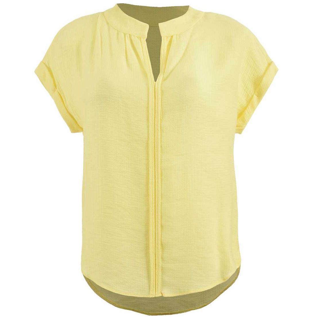Blusa Mini Manga Cuello V Banana Jeans