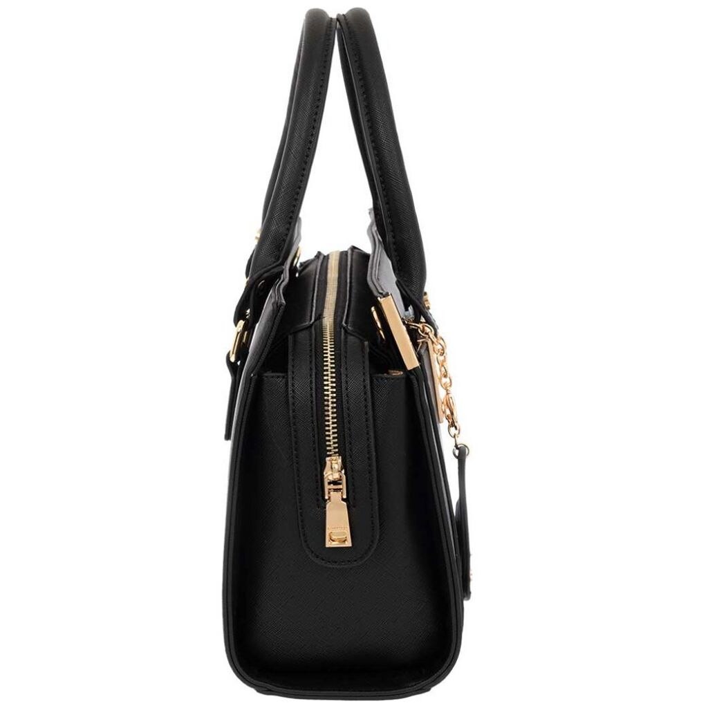 Bolso Satchel Negro Jennyfer