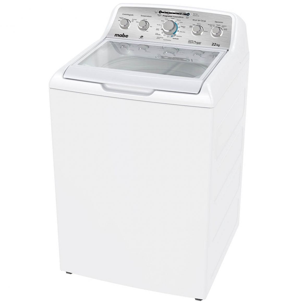 Lavadora Mabe Carga Superior 22Kg Lma72215Wbab0 Blanca