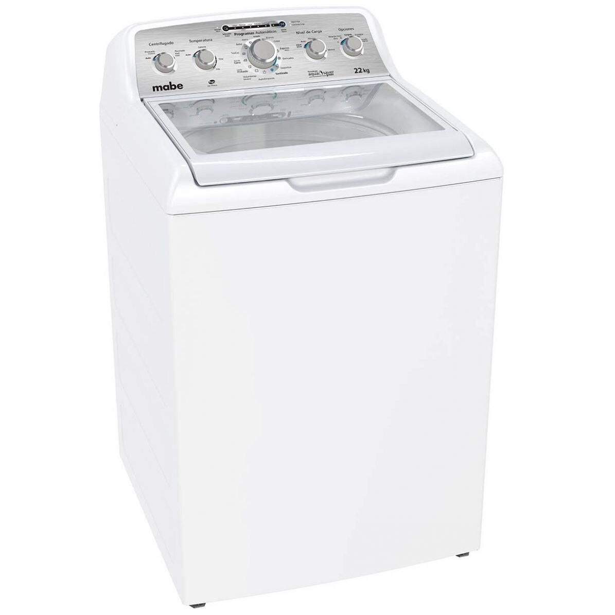 Lavadora Mabe Carga Superior 22Kg Lma72215Wbab0 Blanca