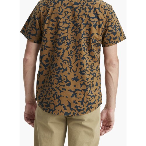 Camisa Café Manga Corta para Hombre Dockers Modelo Elo 557690089