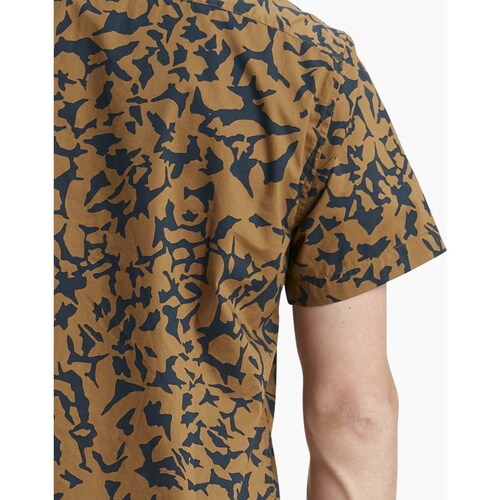 Camisa Café Manga Corta para Hombre Dockers Modelo Elo 557690089