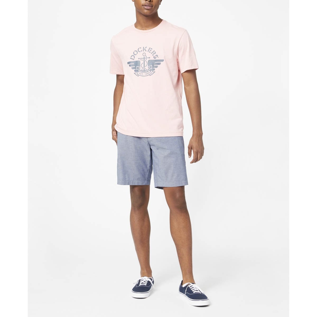 Short Recto Azul para Caballero Dockers Modelo 858680088