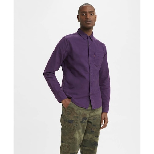 Camisa Manga Larga Morada para Caballero Levi's Modelo 857460045