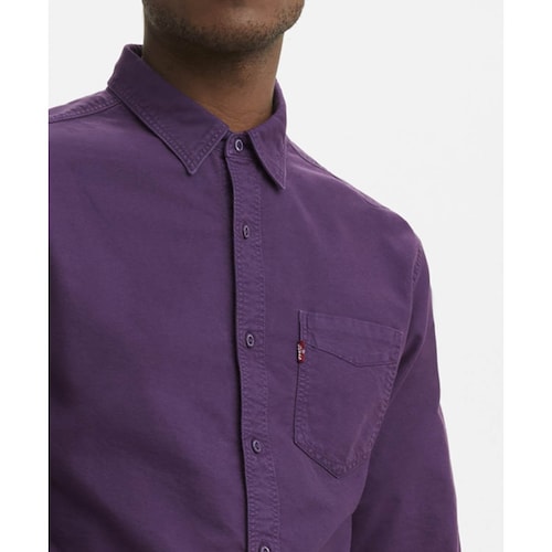 Camisa Manga Larga Morada para Caballero Levi's Modelo 857460045