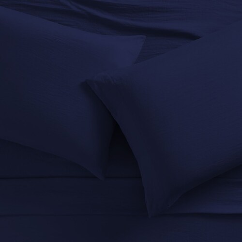 S&aacute;bana Navy Silver &amp; Sage - King Size