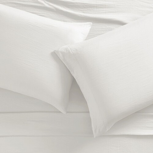 S&aacute;bana Blanco Silver &amp; Sage - Queen Size