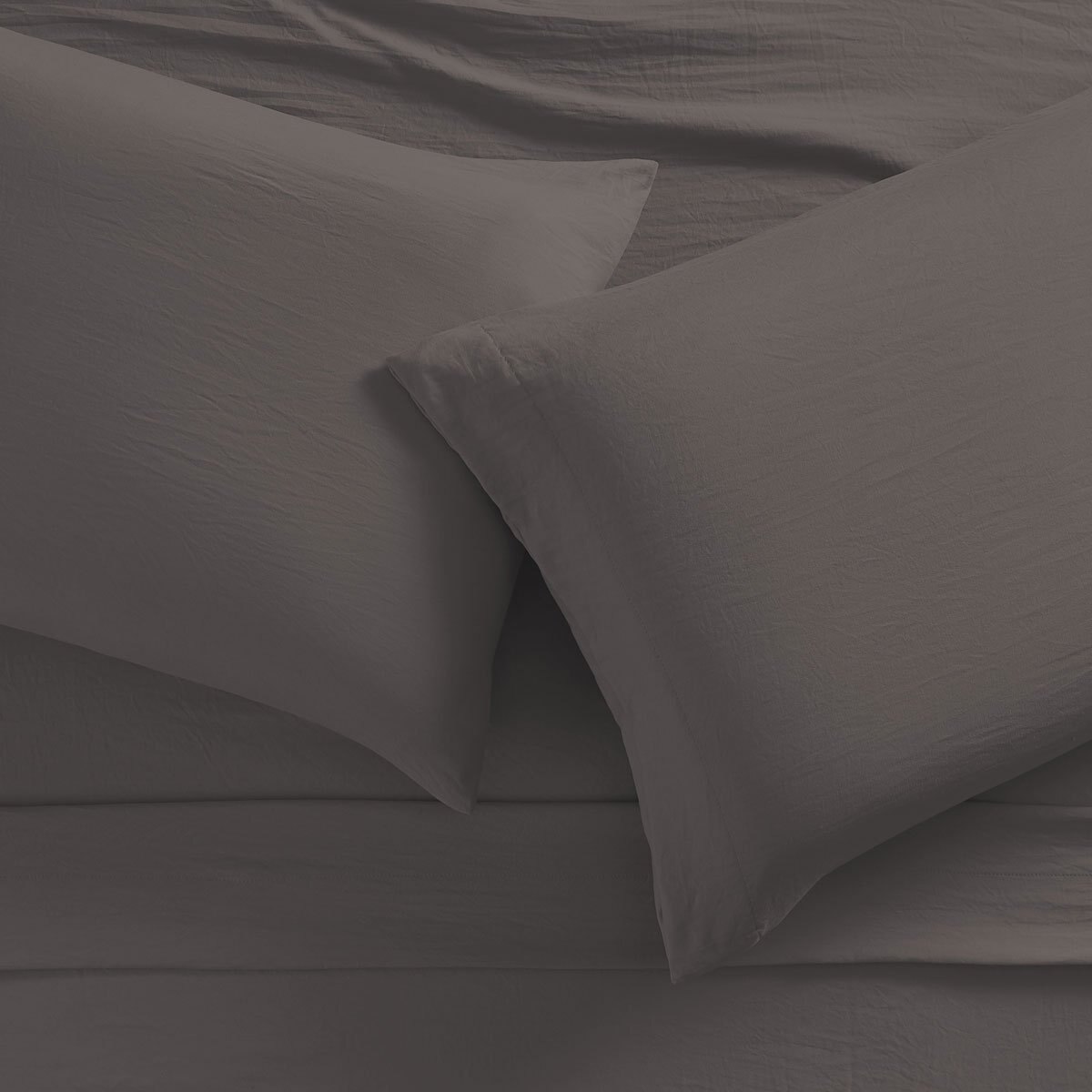 Sábana Charcoal Silver & Sage - King Size
