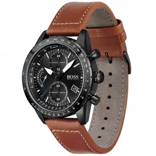 Reloj Marrón Boss para Hombre Modelo Elo Pilot Edition Chrono 1513851