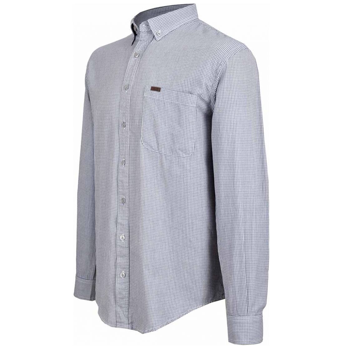 Camisa Manga Larga Azul Combinado a Cuadros para Caballero Lee Modelo 01921Sa16