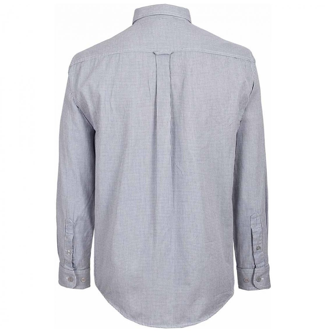 Camisa Manga Larga Azul Combinado a Cuadros para Caballero Lee Modelo 01921Sa16