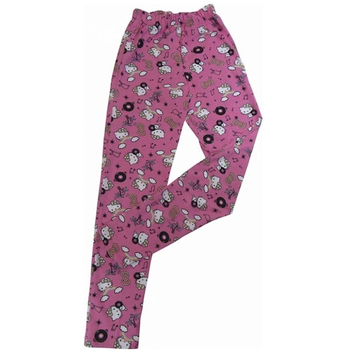 Pijama Playera con Pantal&oacute;n Rosa Combinado para Ni&ntilde;a Marca Hello Kitty  Modelo Phk0001