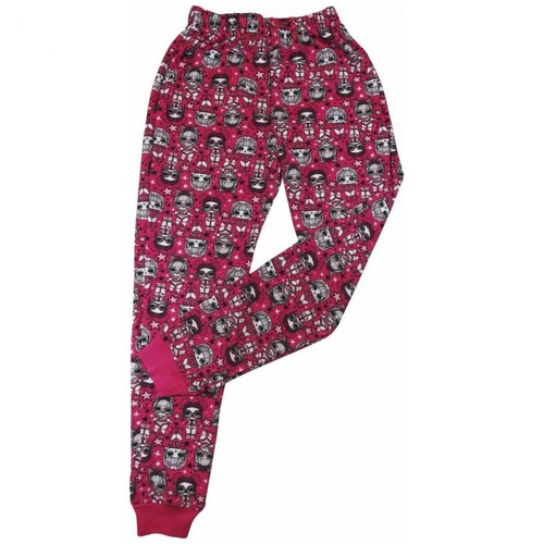 Pijama Playera con Pantalón Rosa Combinado para Niña Marca Lol Modelo Plo0079
