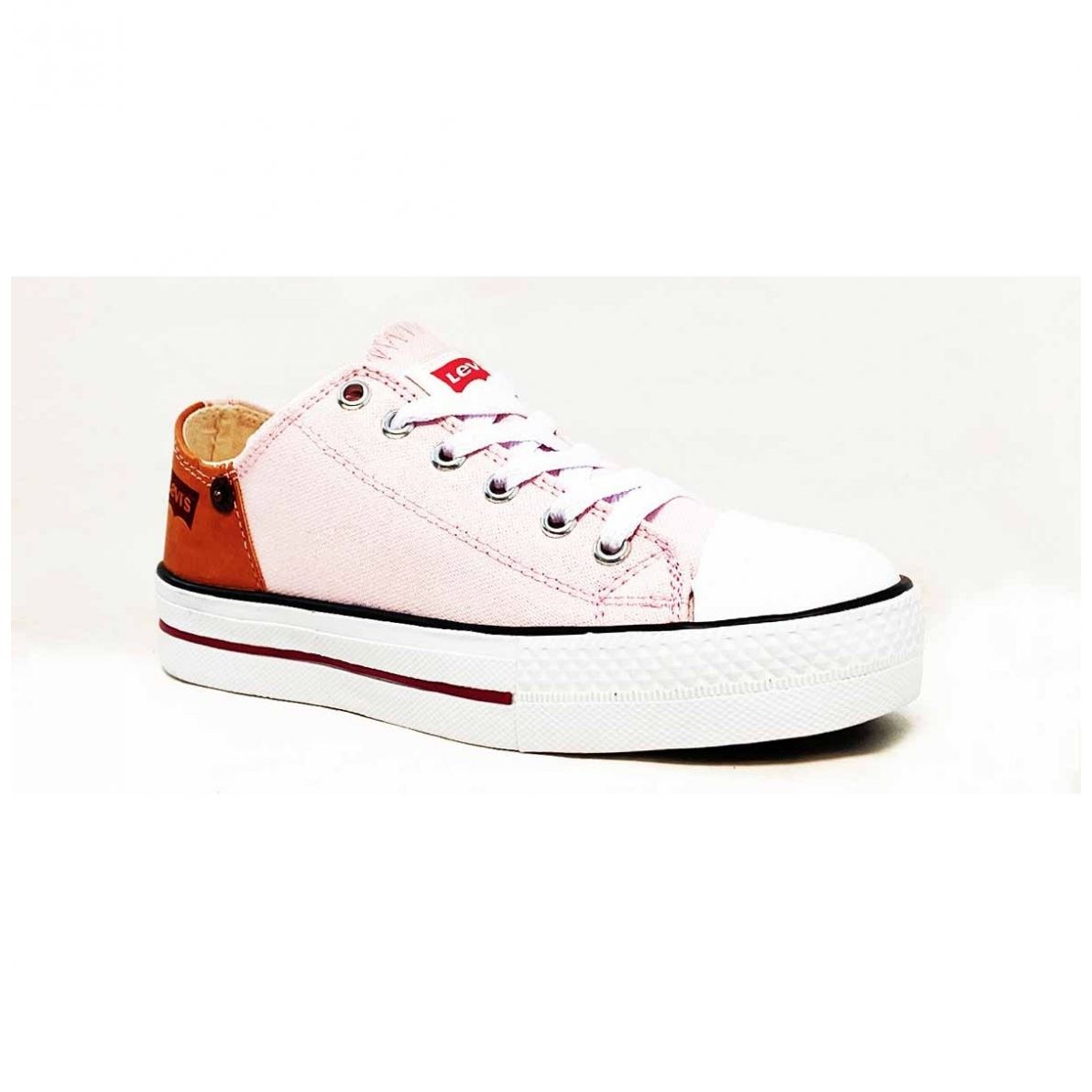 Tenis con Agujeta Rosa para Niña Levi's Modelo 4052652