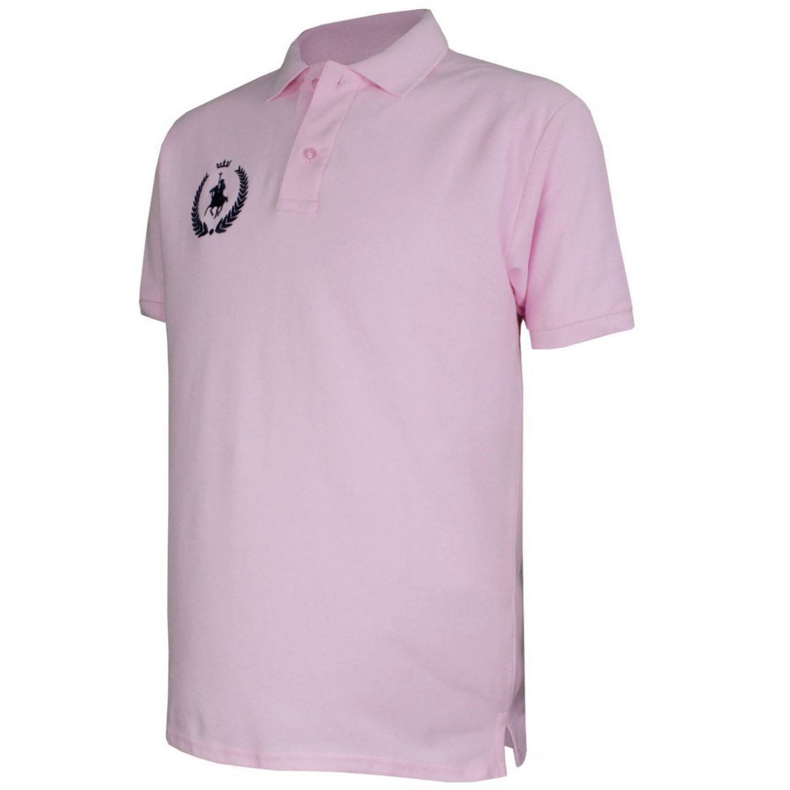 playera polo rosa