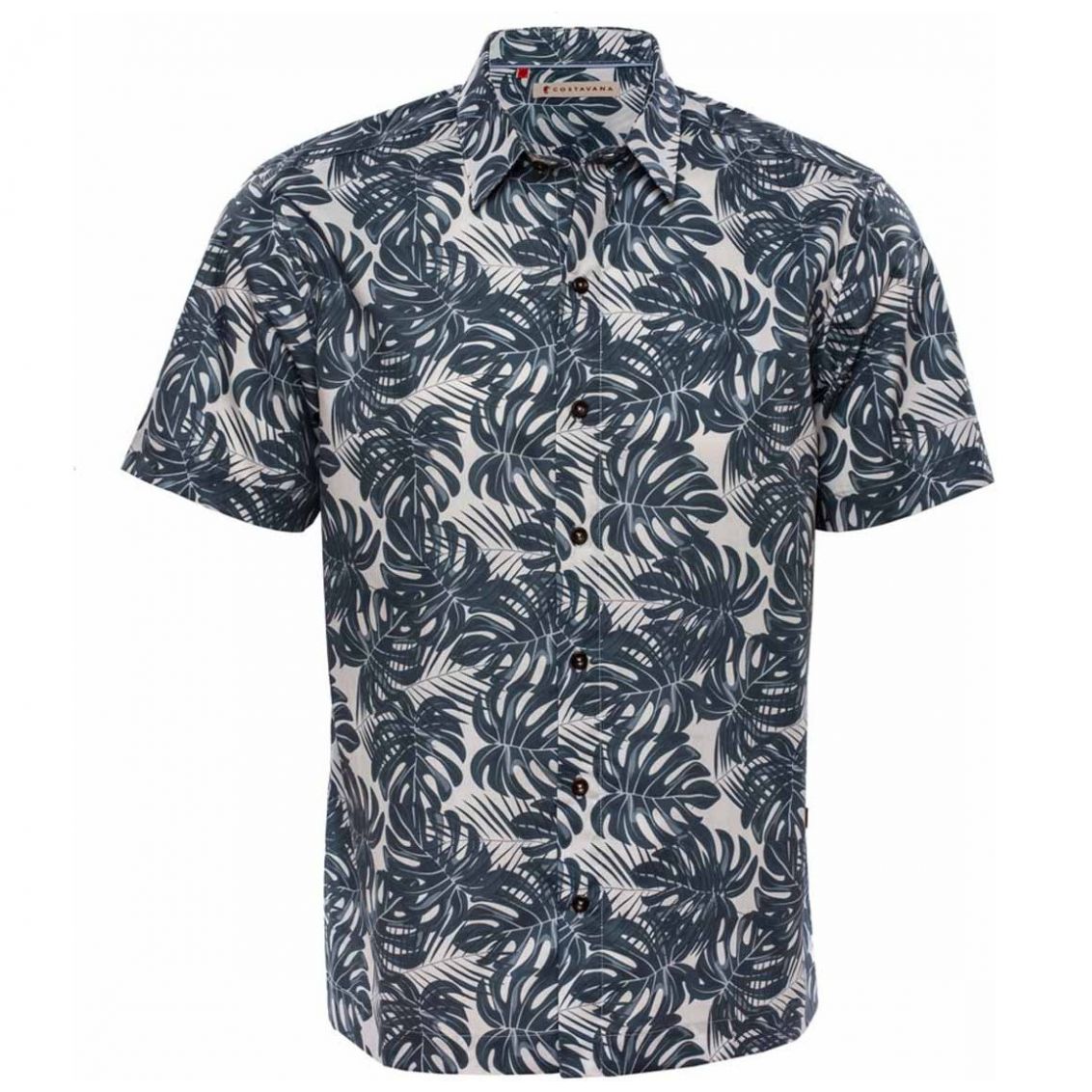 Camisa Manga Corta Estampada para Caballero Costavana Modelo 4276P